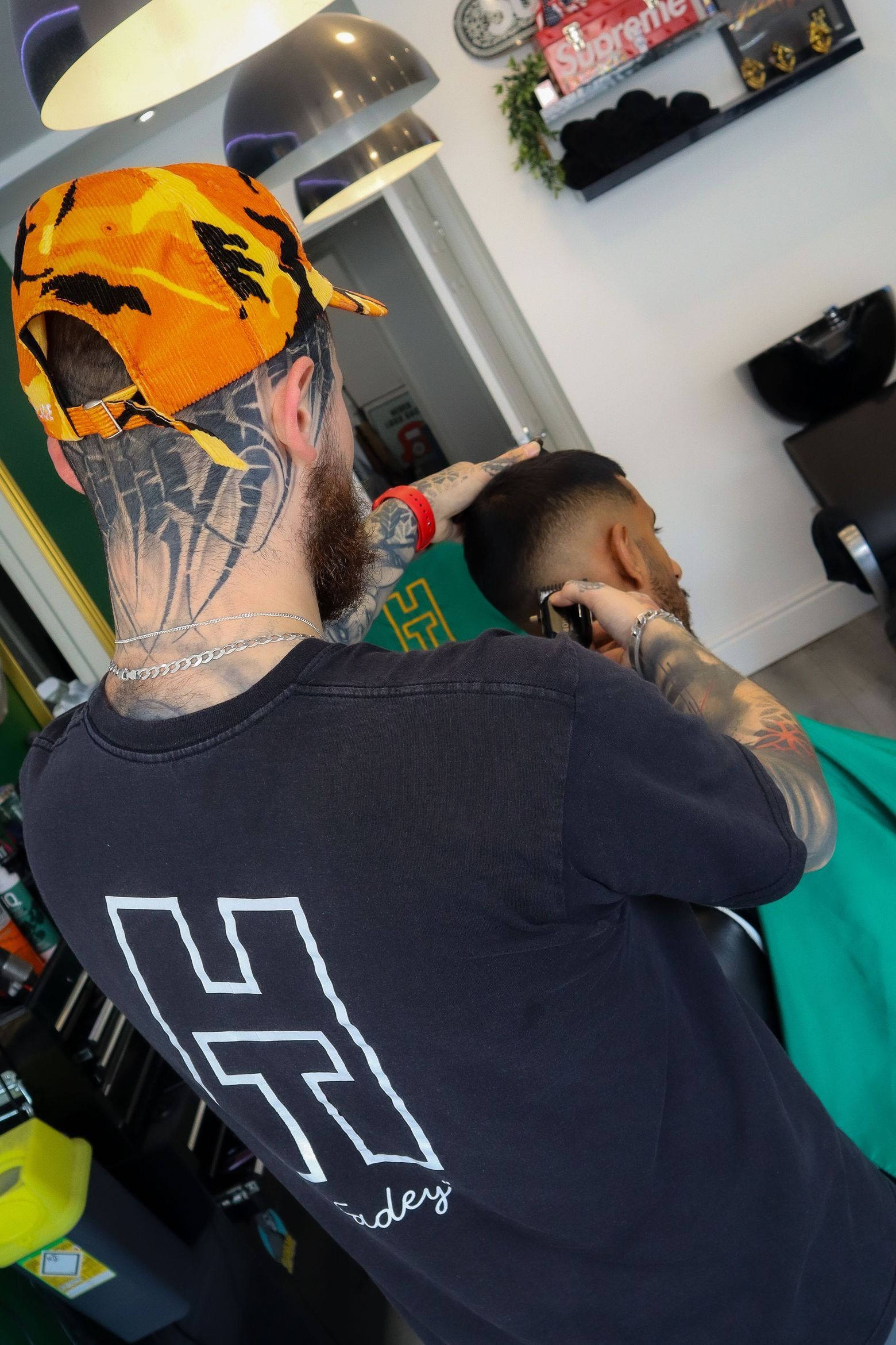 Sharp Fellas barbershop interior